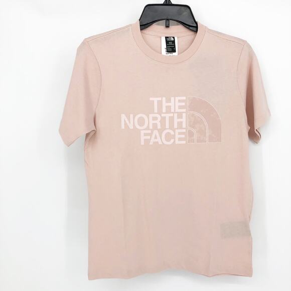 The North Face Womens Half Dome Logo Tee XS Pink Moss Short Sleeve NWT - Picture 3 of 12